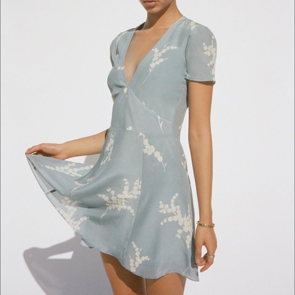 Realisation Par Luella Dress in summer lovin blue sz M